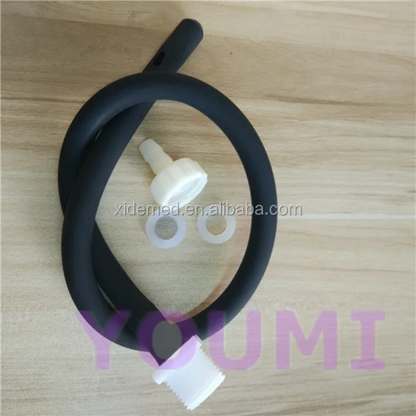 50cm Silicone Anal Enema Tube Douche Head Cleaning Cleaner Vaginal Enemator
