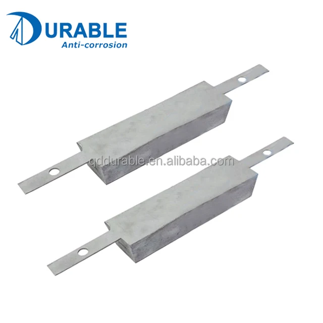 Cathodic protection anode aluminum anodes sacrificial for ships hull welding type and bolt type