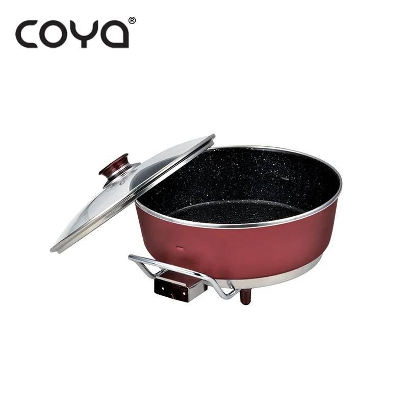 Non-Stick Coating Auto-Thermostat Control Mini Electric Best Wok Pan