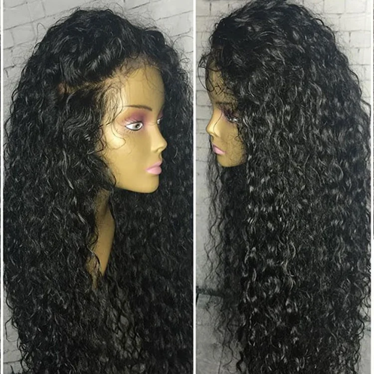 Оптовая продажа, дешевый 100% натуральный вьющийся парик, человеческие волосы, парики на полной сетке для африканских женщин, дешевые бразильские парики