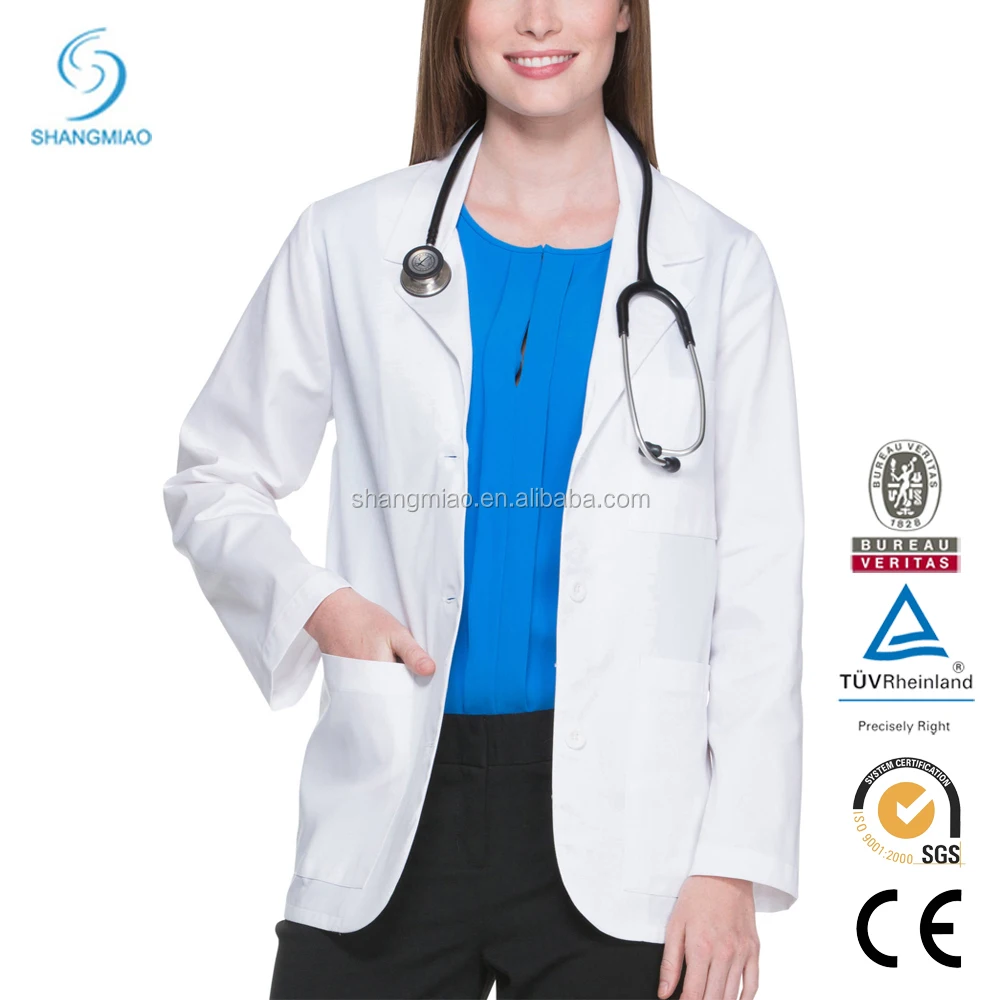 
Wholesale Hospital Work Clothing, Medical Uniforms Doctor Blouse Made In China 