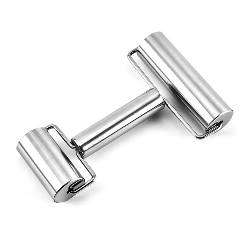 Распродажа, двухголовочная Скалка, антипригарная скалка для пельменей из нержавеющей стали