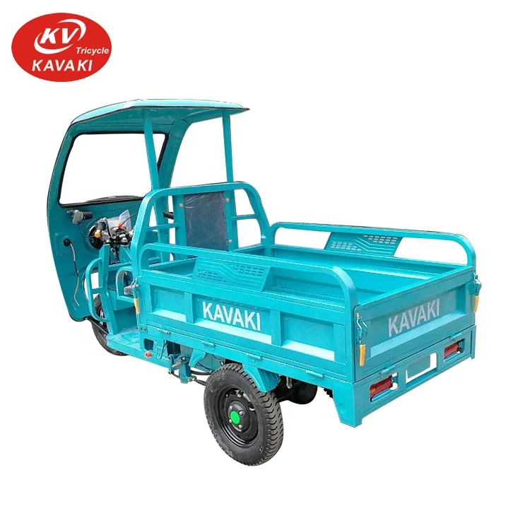 Китайские товары kavaki оптовая продажа tuk Барабанный тормоз Электрический трехколесный велосипед для взрослых груза