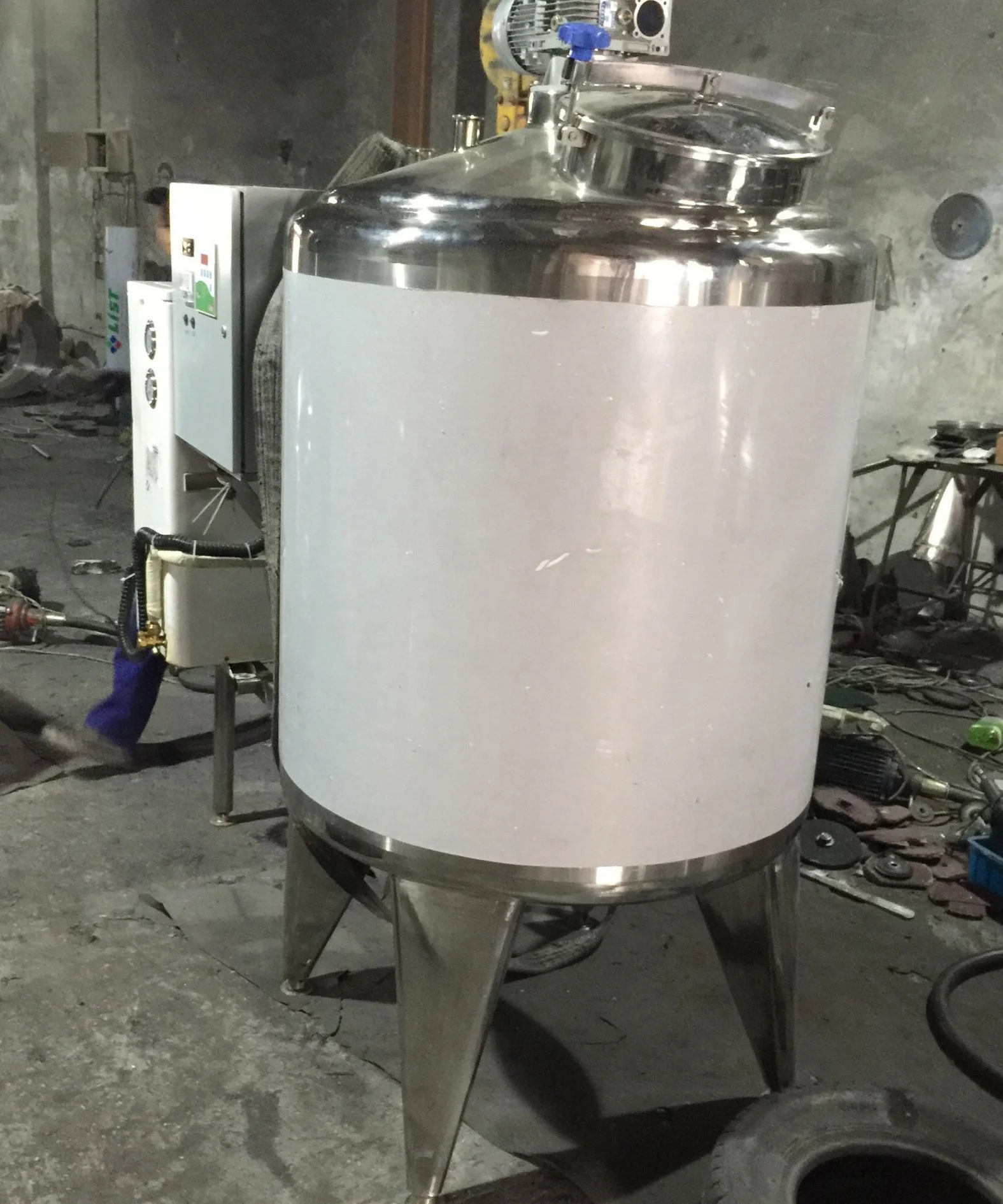 Raw Milk Storage Tank 200 liter Instant Milk Cooler