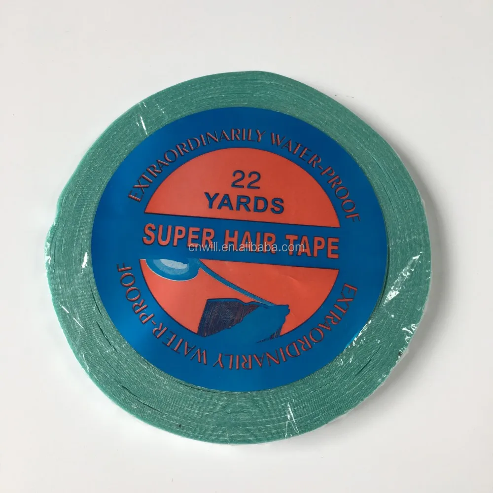 0.8cm 22 yard Lace Front Supper Hair Tape Blue Double Sided Tape For Hair Extension /Toupee/Lace Wig High Quality