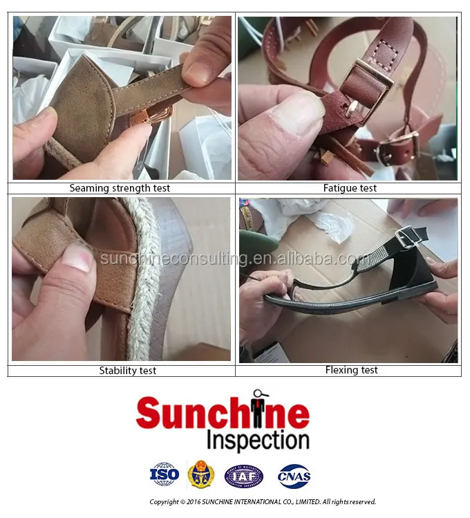 Footwear Testing, Inspection and Quality Control / Comprehensive Inspection Report
