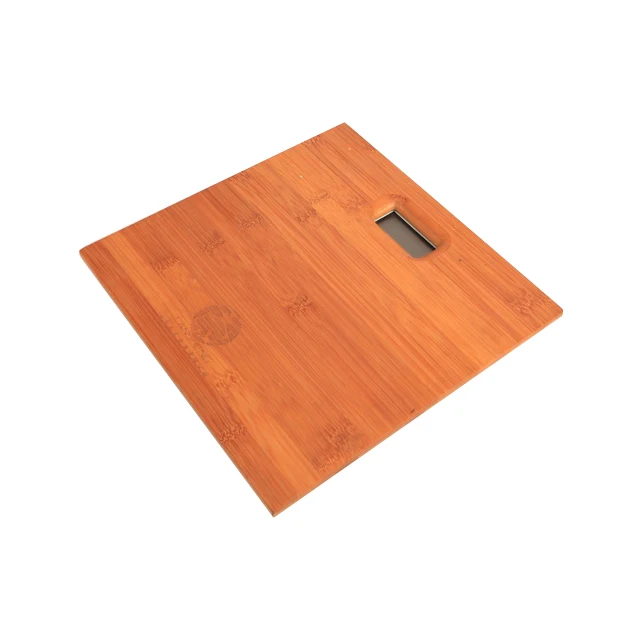 2021 large size wood feel bamboo digital bathroom weighing scale
