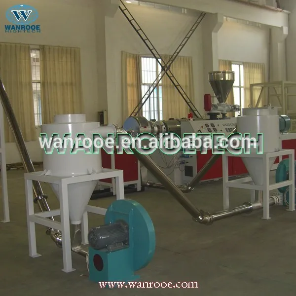 Жесткий пвх щебень пвх пвх гранулята экструдер