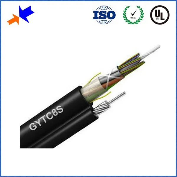 Рисунок 8 самонесущий кабель 6 ядра одномодового волоконно-оптического кабеля GYTC8S