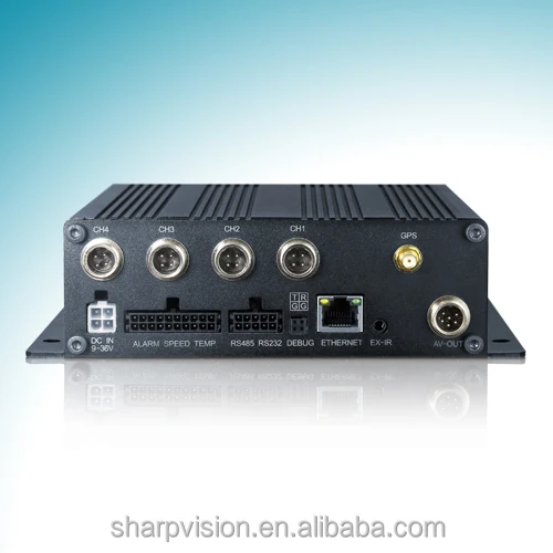 H.264 4-канальный dvr автомобиля с 3 г/4 г, wi-fi, функция g-сенсор