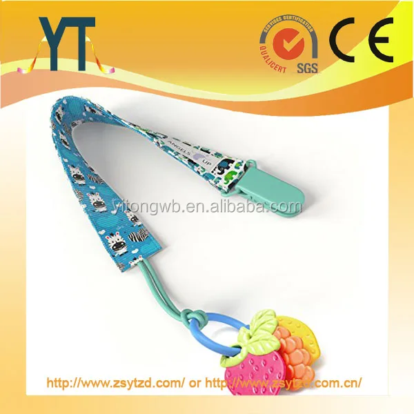 On Sale!!!Factory Wholesale Cute Felt Design Baby Pacifier/Baby Pacifier Holder Ribbon Pacifier holder clip/Adjustable baby bibs