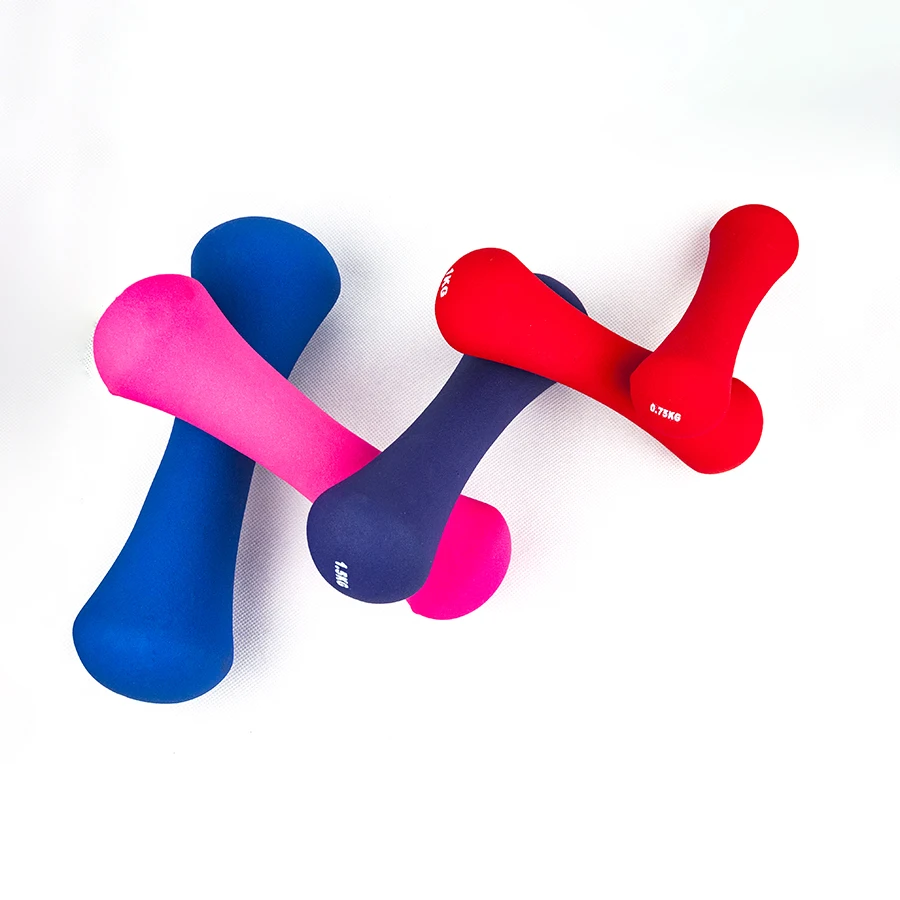 Best selling bone shape neoprene dipping dumbbells
