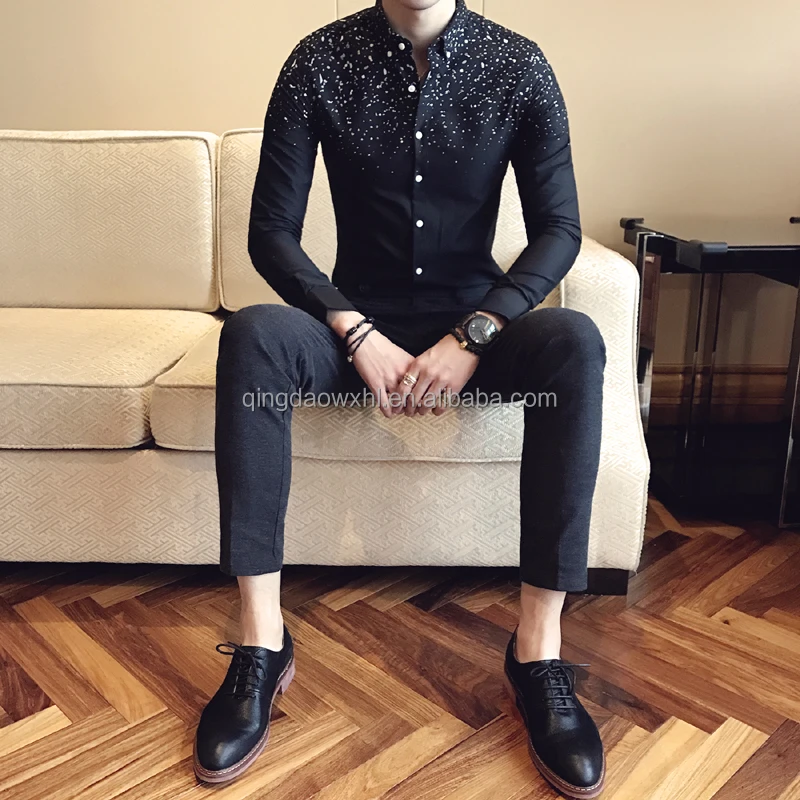 Latest Shirt For Men Pictures Chinese Collar Shirts Images