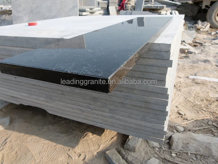 
Polished honed limestone and granite window sill 
