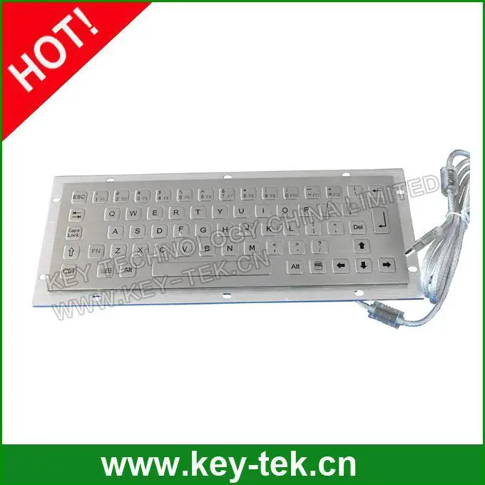 Из нержавеющей стали промышленные клавиатуры с USB / PS2 интерфейс