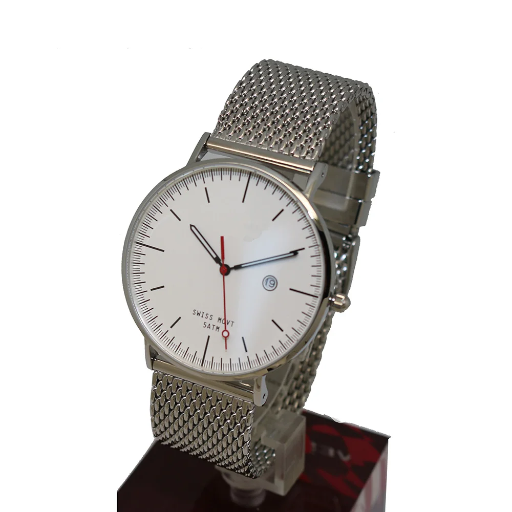 Classical Milan Band Ronda Quartz Movement Men Watches