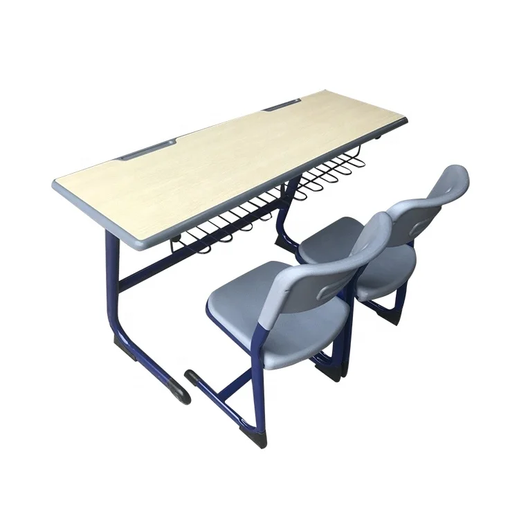 Single and Double School Student Table and Chair Removable Section