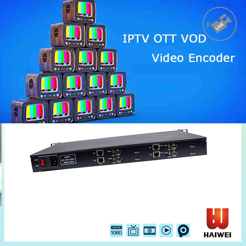 H3414 гостеприимство IPTV системы оборудования аппаратный кодировщик Тв ОТТ VOD/Решение IPTV Потоковым Энкодером HDMI MultiCast/