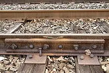 rail fish plate dimensions for railroad
