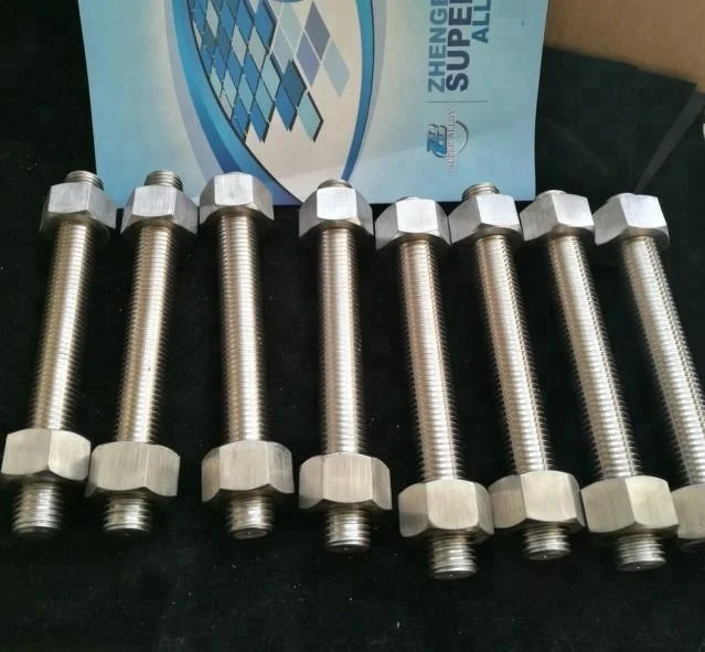 
Incoloy 800/800H (UNS N08810/W Nr.1.4958)/800HT STUD BOLT C/W 2 NUTS 