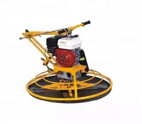 walk behind gasoline electric power helicopter edging finishing float machine
