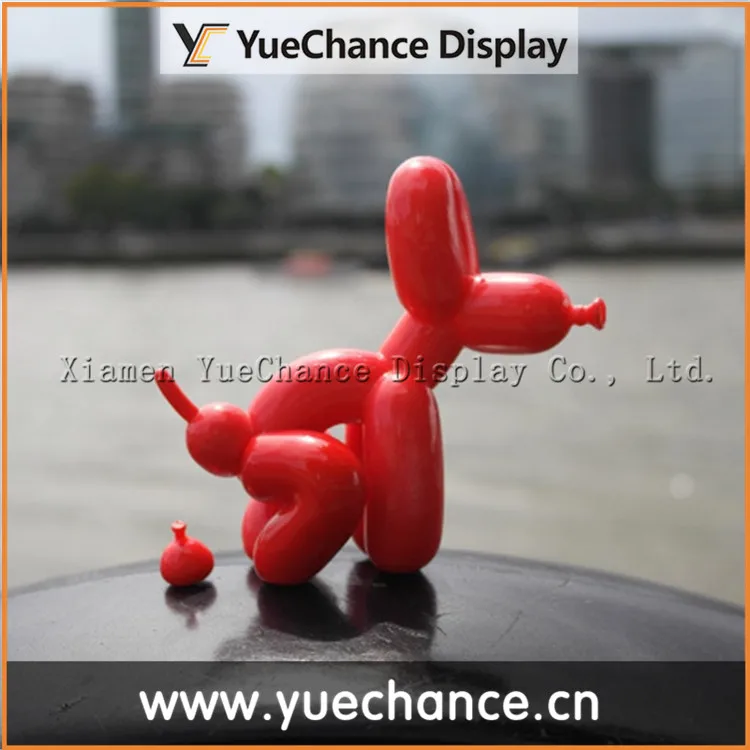 Factory Bespoke Decorative Resin Balloon Dog Sculpture