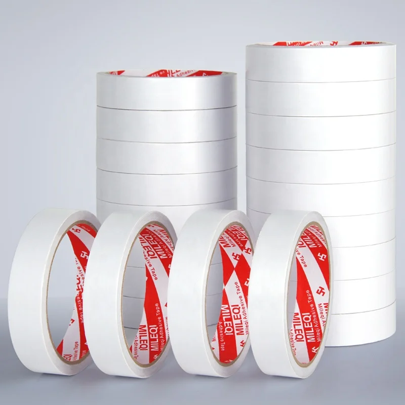 
Mileqi high quality super strong sticky double sided self adhesive gummed tape 