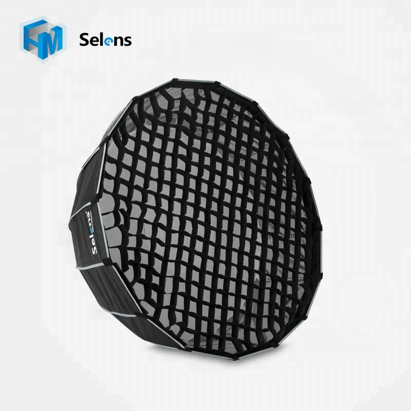 Selens Professional Studio Light 16-Rib 120cm Softbox Honeycomb Grid