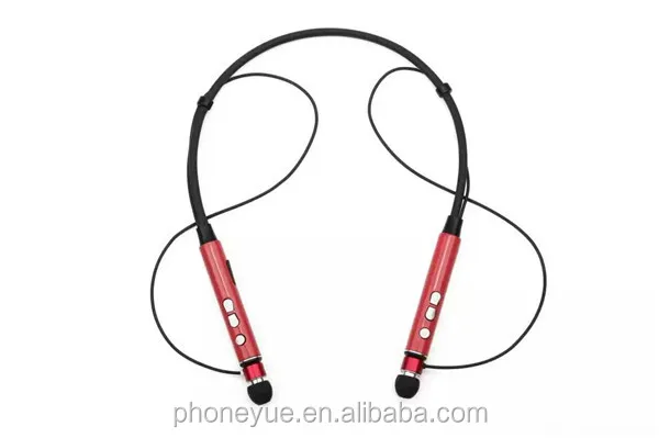 Супер легкий спорт шейным беспроводные наушники bluetooth гарнитура для телефона