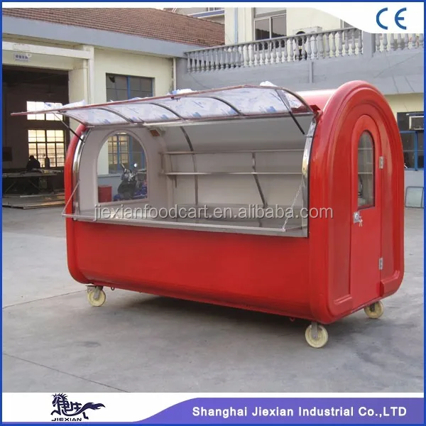 JX-FR280A Outdoor mobile food trolley carts for sale