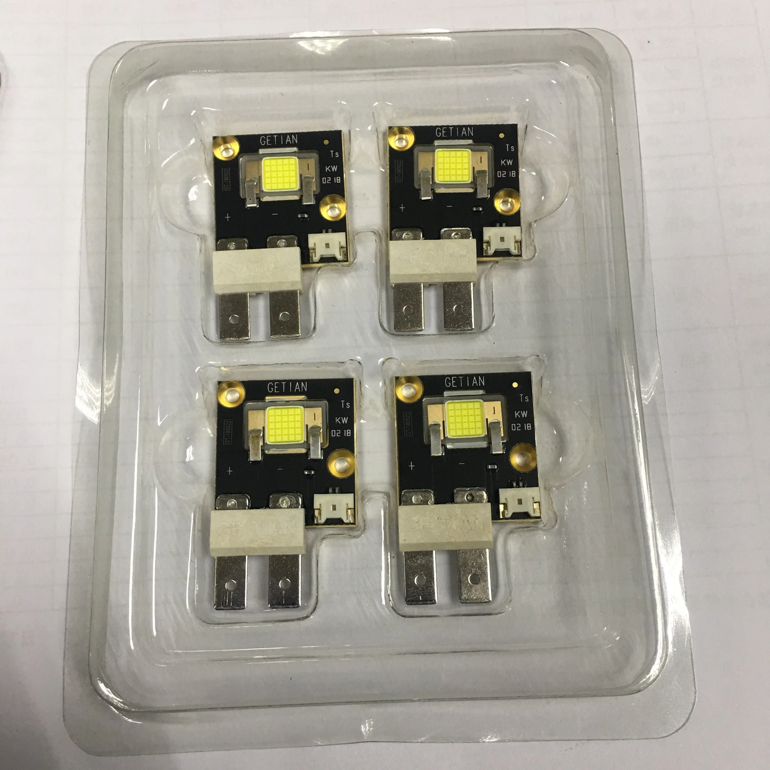 Getian patent flip chip 8000-8500k 90w led module cob led for search light moving head light stage lighting