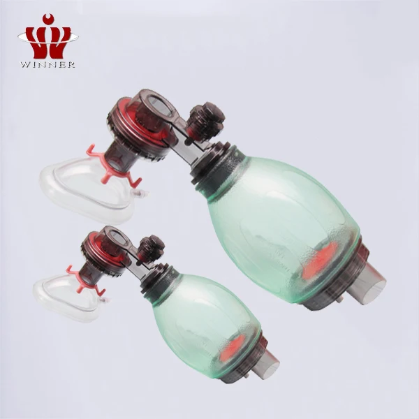 China Manufacturer adult PVC resuscitator ambu bag