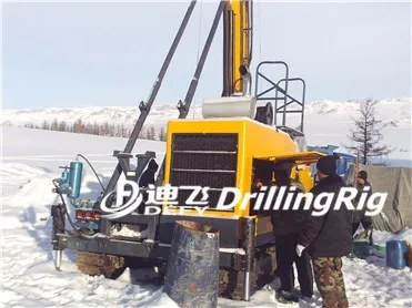 DF-H-4 1000m Hydraulic mud rotary diamond soil investigationd drill machine core mining drilling rig