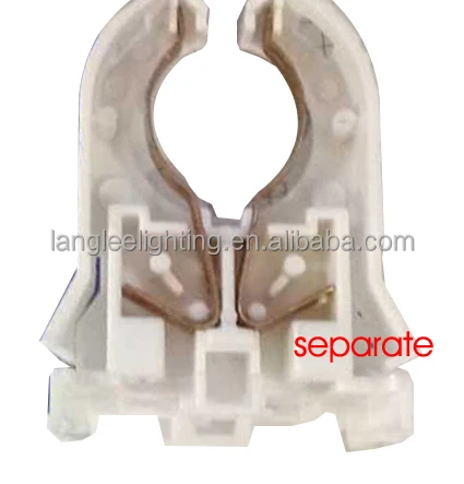 T8 Tube Light Socket G13 Tombstone Lampholder Non Shunted For Single Side or Double Side Powered LED Tube