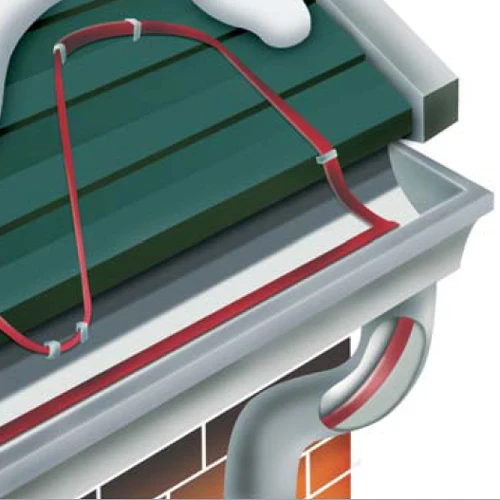Smart & Safe & Intelligent Heating Element Self Regulating(Energy Saving / PTC) Roof & Gutter Deicing Heating Cable GR40-2CR