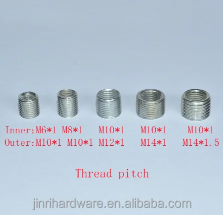 
M10 to m6 m8 m12 m14 m16 m18 hollow screw adapter inner outer threaded connector screw nut bolt nut coupler conveyer adapter 