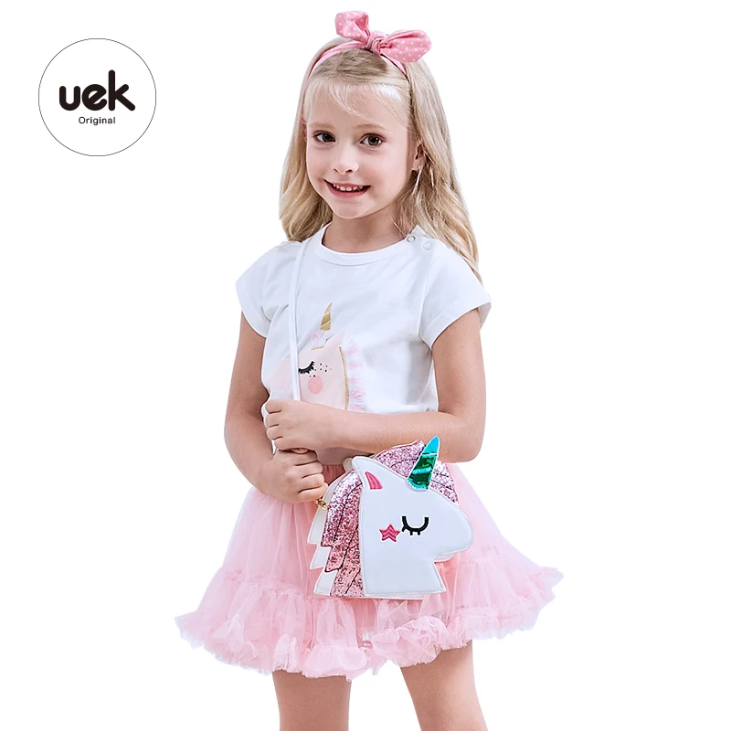 Uek детский Забавный Единорог Рождественский подарок 3d сумка через плечо сумка для девочки сумка