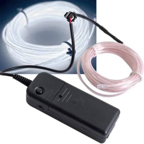 EL wire flexible neon 3V DC,12V DC battery pack car inverter,driver