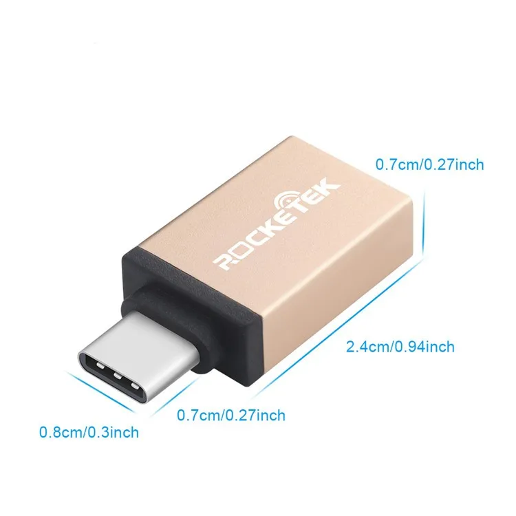 
OEM LOGO mix color Type C to USB Adapter,USB 3.1 Type C Converter Support Male to USB 3.0 Data Adapter 