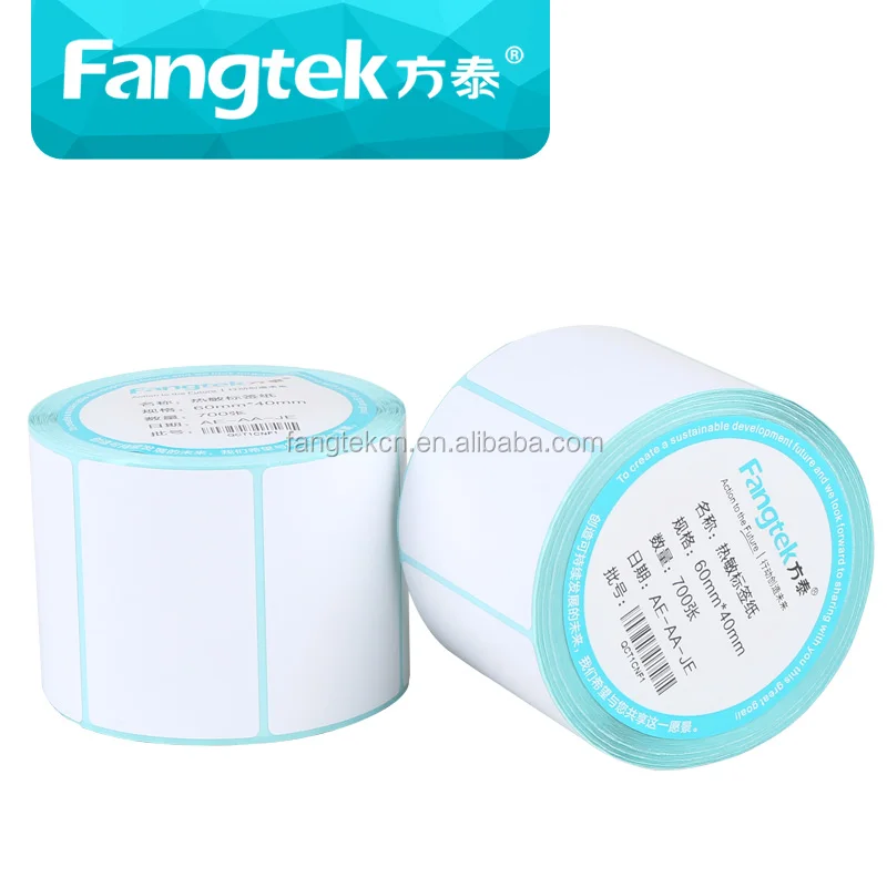 Adhesive Labels Directly Thermal Paper Label Sticker Rolls 60*40*700