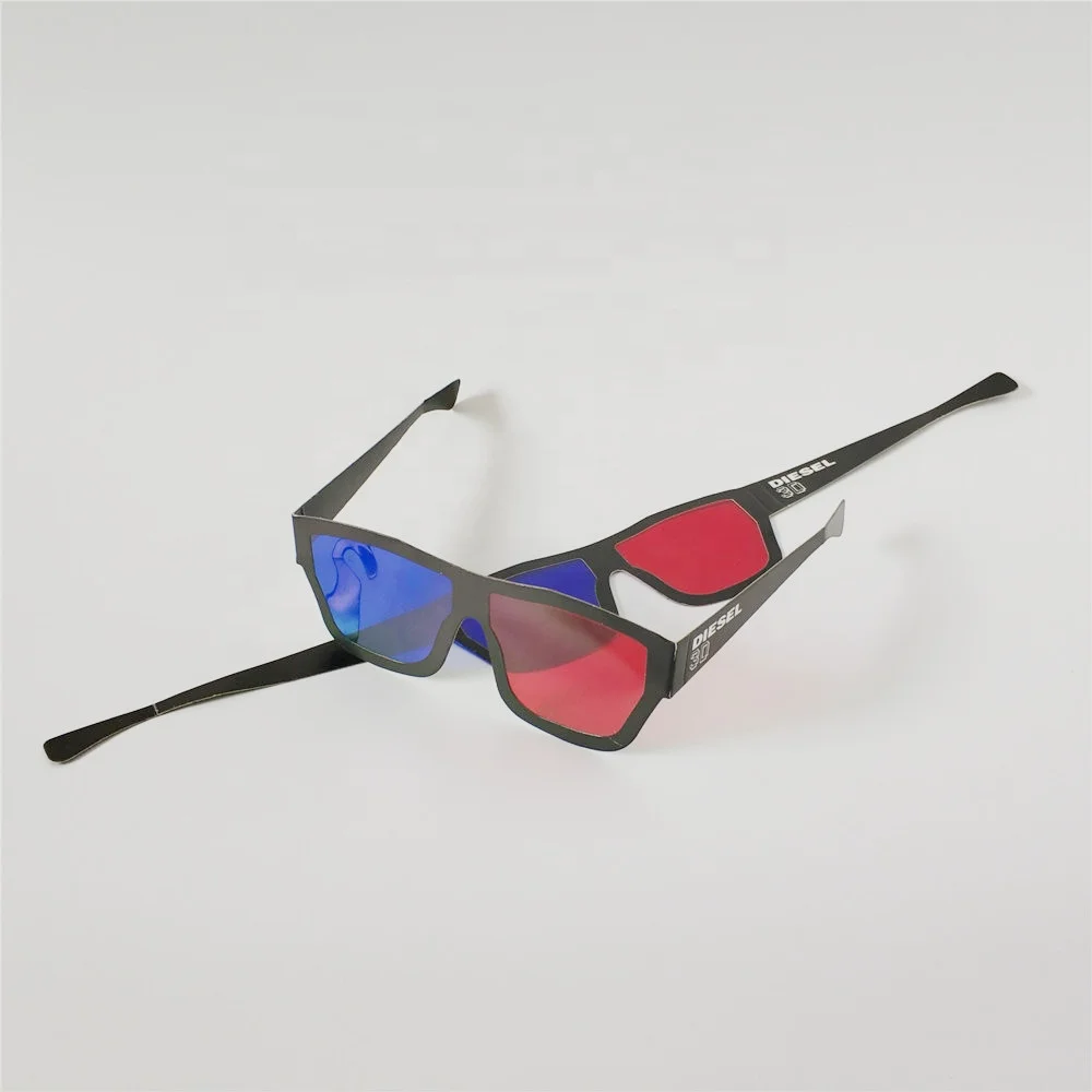 Customized Design and Shape Paper 3D Glasses
