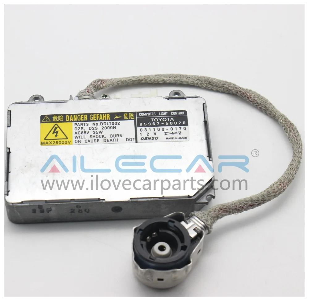 high quality oem Japan Kioto Denso d2s d2r 35w Hid Xenon Ballast ddlt002 denso ballast
