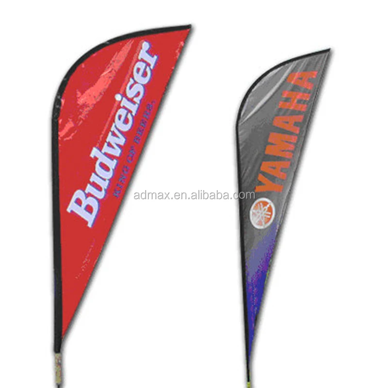 Advertising banner flag for outdoor sales