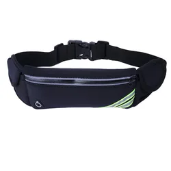 Running Belt Waist Bag With Water Bottles Best Fitness Gear Reflective Waist Pack Phone Holder for Running Hiking , Cycling