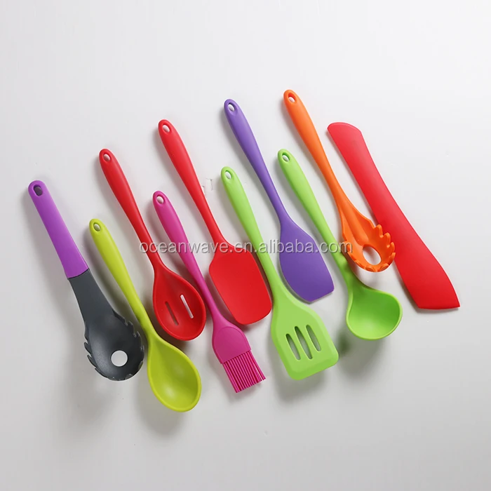 10pcs korean silicone kitchenware kitchen tool set