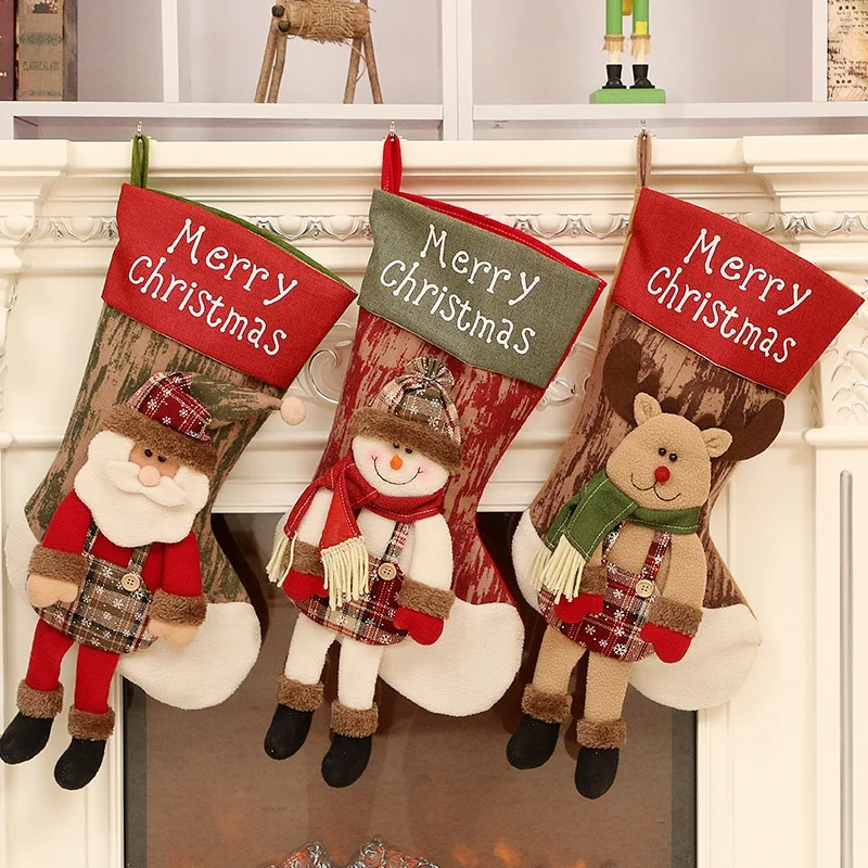 
Promotional Gift Christmas Socks Decoration 