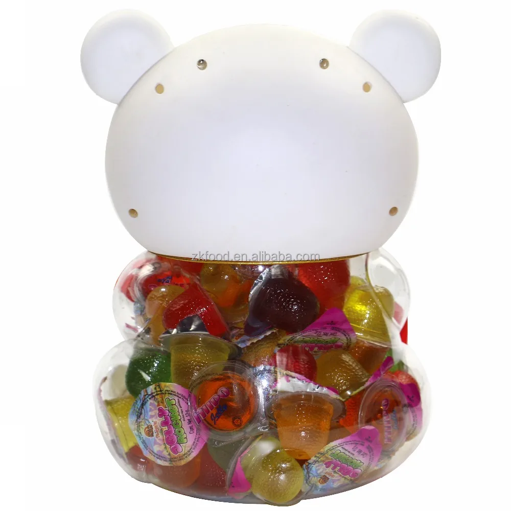 85g PCS Halal snacks mini jelly sweets in lovely panda jar