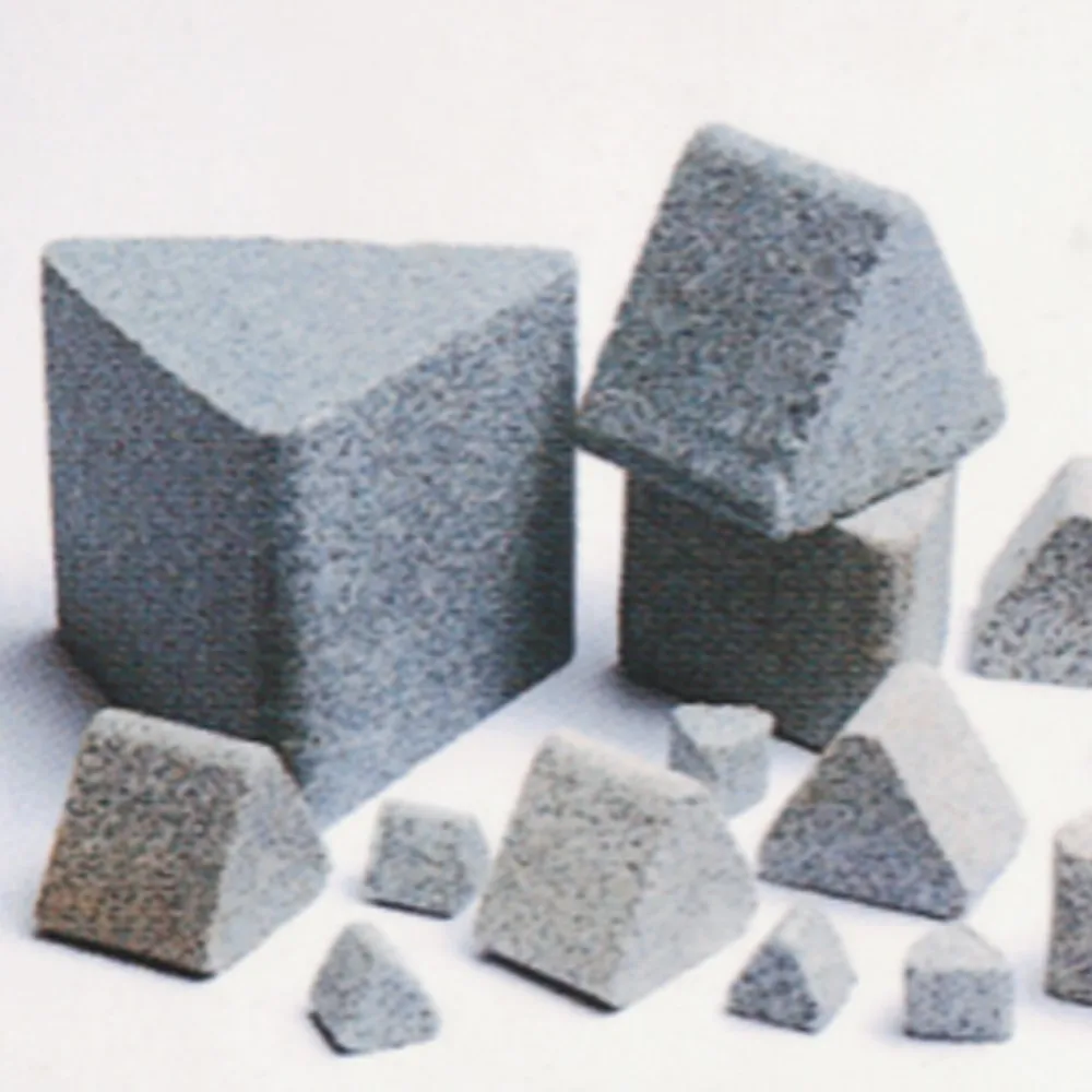 Tetrahedron Corundum Ceramic polishing Media  Abrasive Tumbling Stone
