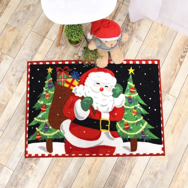Decorative Christmas Mat Colorful Christmas Floor Mat Christmas Doormat