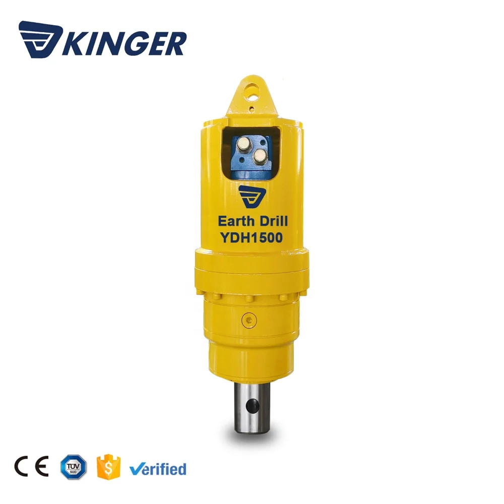 Tree planting excavator sand clay rock bit ground drilling machine earth auger with flat round cutting teeth